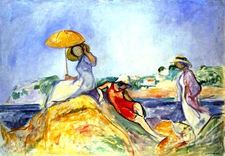 Three Woman by the Sea