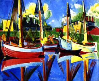 Fishing Cutters in the Afternoon sun