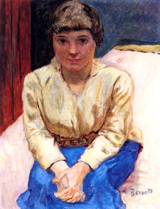 Girl Seated, Clasped Hands