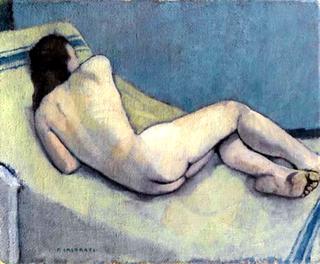 Nude Reclining On A Cloth