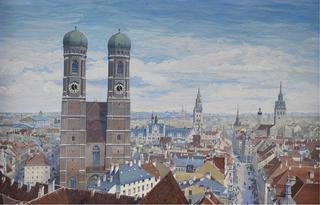 Marienkirche and View over Munich