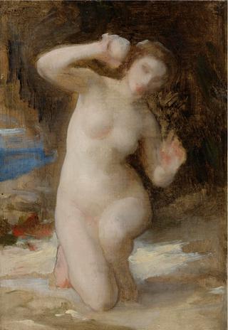 Girl with a Shell (study)