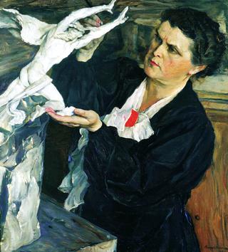 Portrait of Sculptor Vera Mukhina