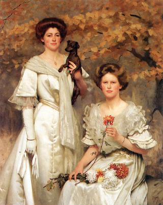 Hilda and Margaret, daughters of Professor sir Edward Poulton