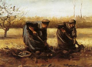 Two Peasant Women Digging