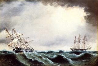 Two Clipper Ships