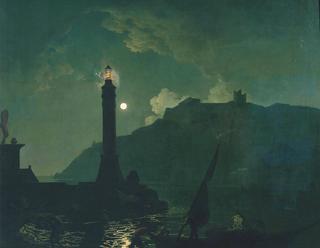 有灯塔的月光，托斯卡纳海岸