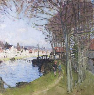 River Scene at Saint-Mammes