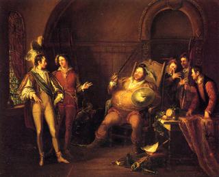 Falstaff and Prince Hal (A Scene from Henry IV, Part I, Act II, Scene IV)