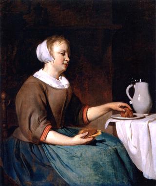 A Woman Eating