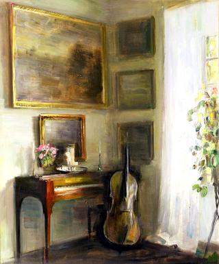 Interior with Cello and Spinet