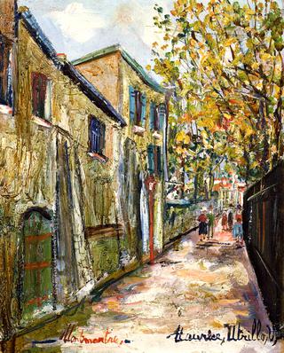 The Rue Saint-Vincent in Montmartre