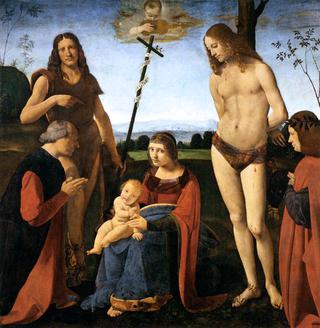 圣母和圣子施洗约翰和塞巴斯蒂安