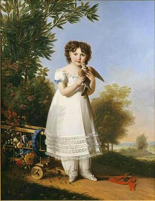 Portrait of Napoleona Elisa Baciocchi (1806-1869)