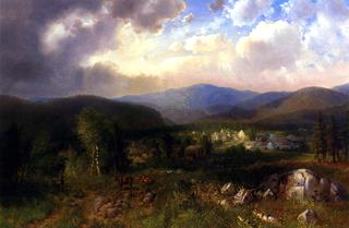Mount Washington and the Village of North Conway