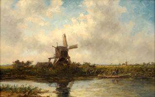 Landscape with Windmill