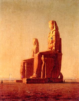 The Statues of Memnon, at Thebes