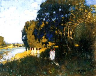 A Beautiful Sunday on the Banks of the Seine