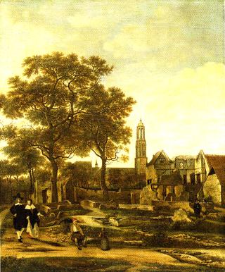 Delft after the Explosion of the Gun Powder Arsemal