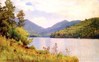 A View of Whiteface Mountain from Lake Placid