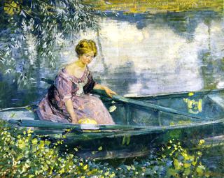 Young Girl in a Boat