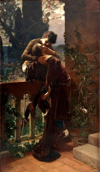 Romeo and Juliet on the balcony