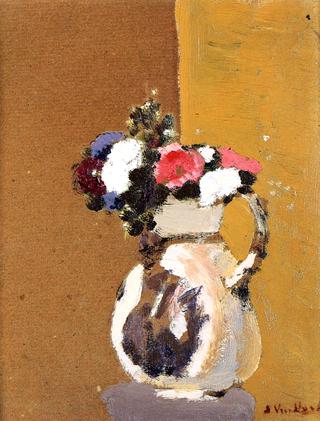 Bouquet in a White Pitcher