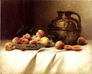 Peaches and Brass Jug