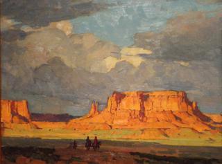 Riders in Monument Valley, Arizona