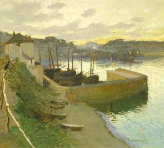 Old Harbour at Dusk, Newlyn