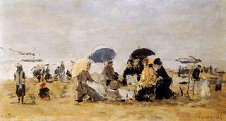 Trouville, Beach Scene