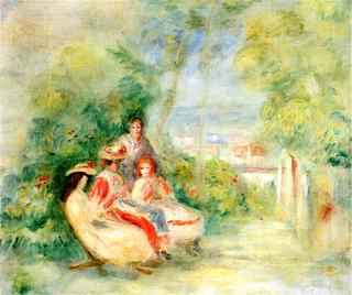 Girls in a Garden