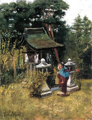 Children at a Shrine