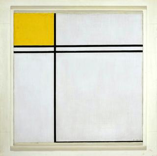 Composition with Double Line and Yellow, 1932