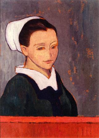 Breton Woman at Pont Aven