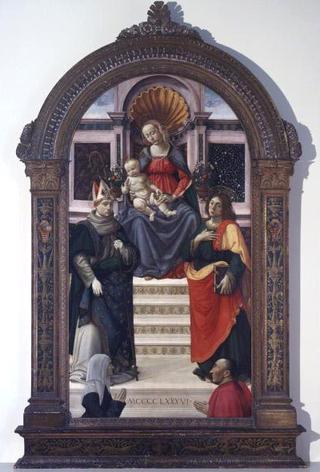 The Madonna and Child with Saints Louis of Toulouse and Thomas with donors