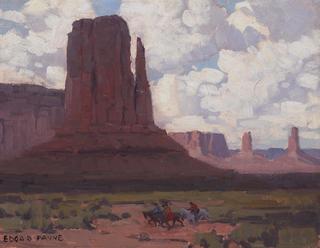 Riders in Monument Valley, Arizona