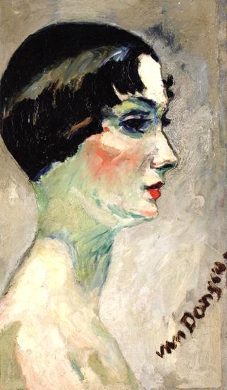 Woman's Face in Profile