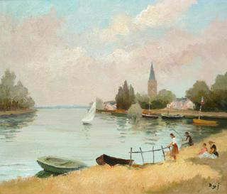 On the River Bank, Brittany