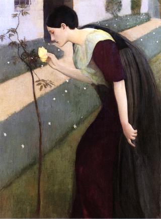 Woman with a Rose