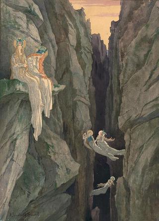 Female Spirits in a Canyon