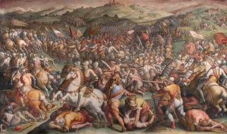 The battle of Marciano in Val di Chiana