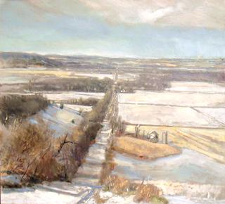 Snow Hill towards Lawrence, Kansas