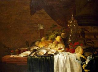 Still-Life with Fruit and Oysters