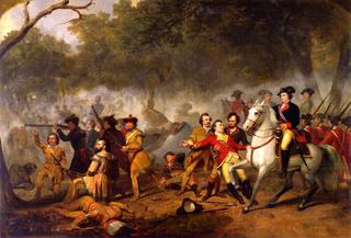 Washington as Captain in the French and Indian War