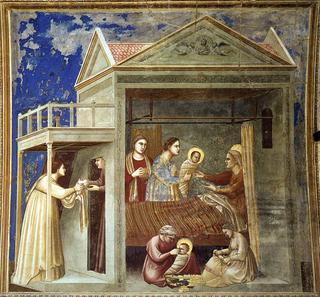 Scenes from the Life of the Virgin: 1. The Birth of the Virgin