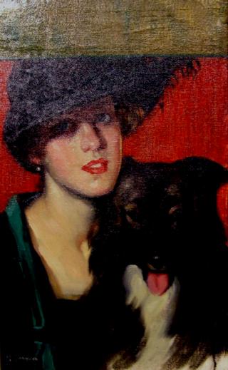 Mujer con Perro