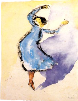 Dancing Girl, Light Blue