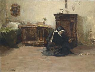 Young Nun in Her Cell