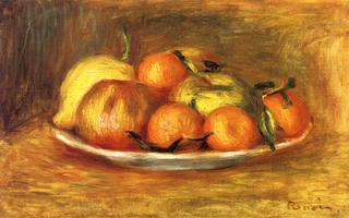 Still Life with Mandarins, Apples and a Lemon